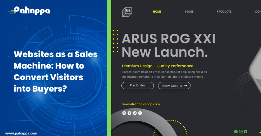 Websites as a Sales Machine How to Convert Visitors into Buyers