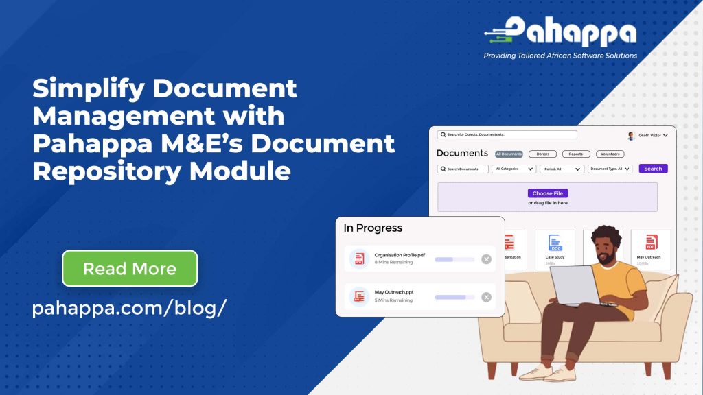 Simplify Document Management with PahappaM&E's Document Repository Module