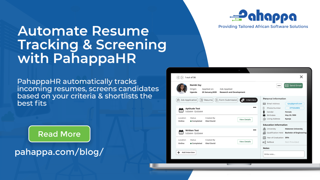 Automate Resume Tracking & Screening with PahappaHR